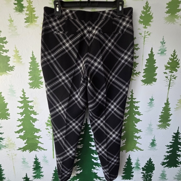 Zara Black and White Plaid Dress Pants - Picture 2 of 8